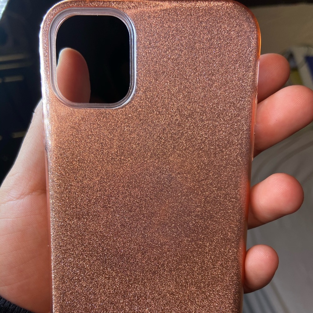 BRAND NEW Pink Glitter Phone Case